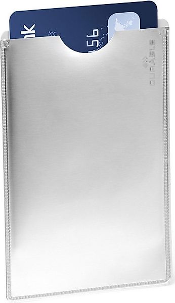 DURABLE Schreibgeräteetui Kreditkartenhülle RFID Secure 54x86mm metallic si günstig online kaufen