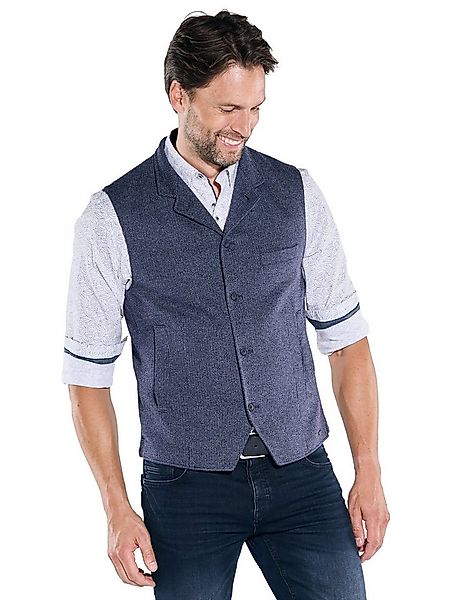 Engbers Anzugweste Herren Sakko-Weste gemustert, Saphirblau günstig online kaufen