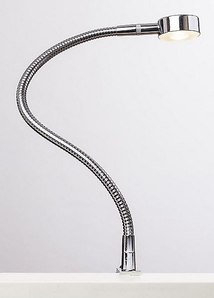 kalb Bettleuchte LED Leseleuchte Bettlampe Flexleuchte chrom silbergrau Tou günstig online kaufen