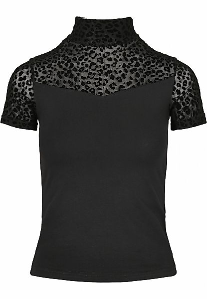 URBAN CLASSICS T-Shirt "Urban Classics Damen Ladies Flock Lace Turtleneck T günstig online kaufen