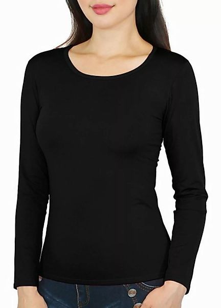 dy_mode Thermohemd Damen Thermo Langarmshirt Frauen Thermo Shirt Innenfutte günstig online kaufen