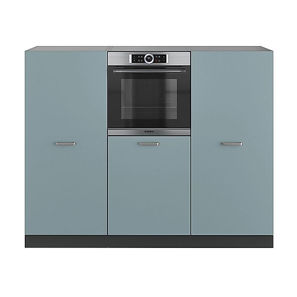 Vicco R-Line Einbauküche Blau-Grau/Anthrazit 180 cm ohne Arbeitsplatte günstig online kaufen