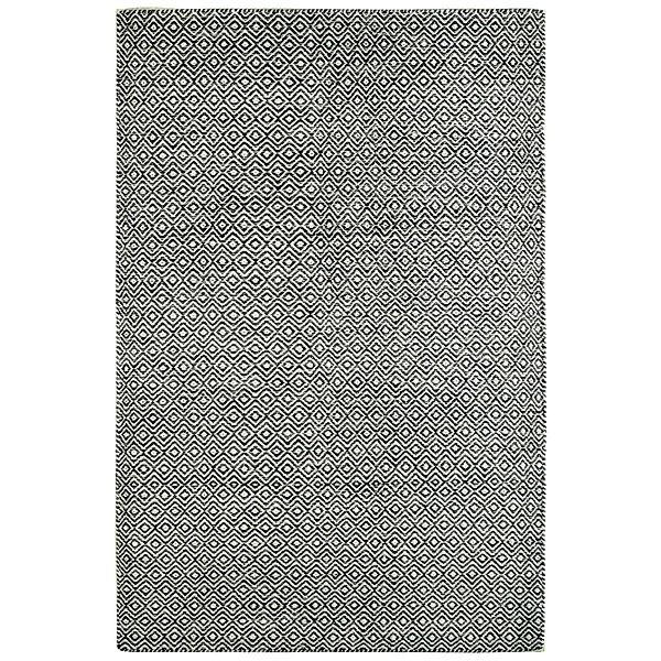 MeGusta Kurzflor Teppich Vintage Modern Graphit Wolle 160x230 cm Clara günstig online kaufen