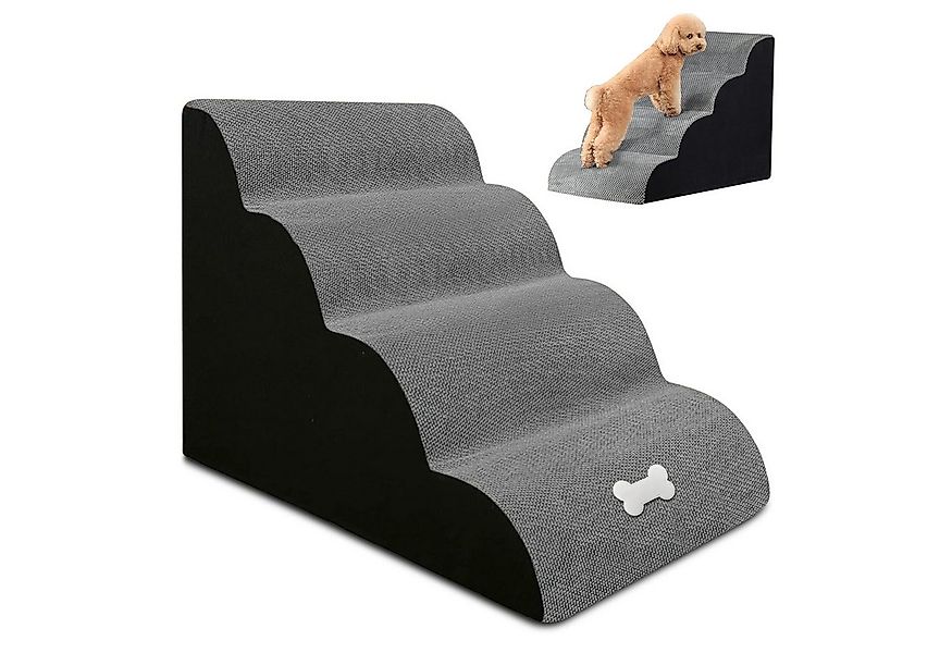 REDOM Hunderampe Hundetreppe tragbare Haustiertreppe (klappbare mit rutschf günstig online kaufen