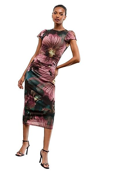 LIPSY Midikleid Lipsy Midikleid mit Flatterärmeln, Petite (1-tlg) günstig online kaufen