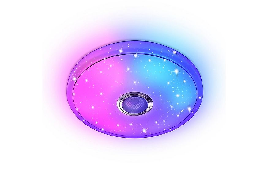 FIVMEN LED Deckenleuchte Deckenlampe 36W/48W Dimmbar Ceiling Light mit Blue günstig online kaufen