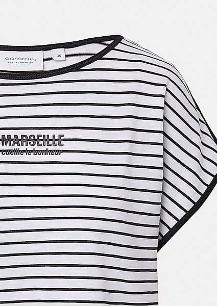 comma casual identity Kurzarmshirt T-Shirt günstig online kaufen