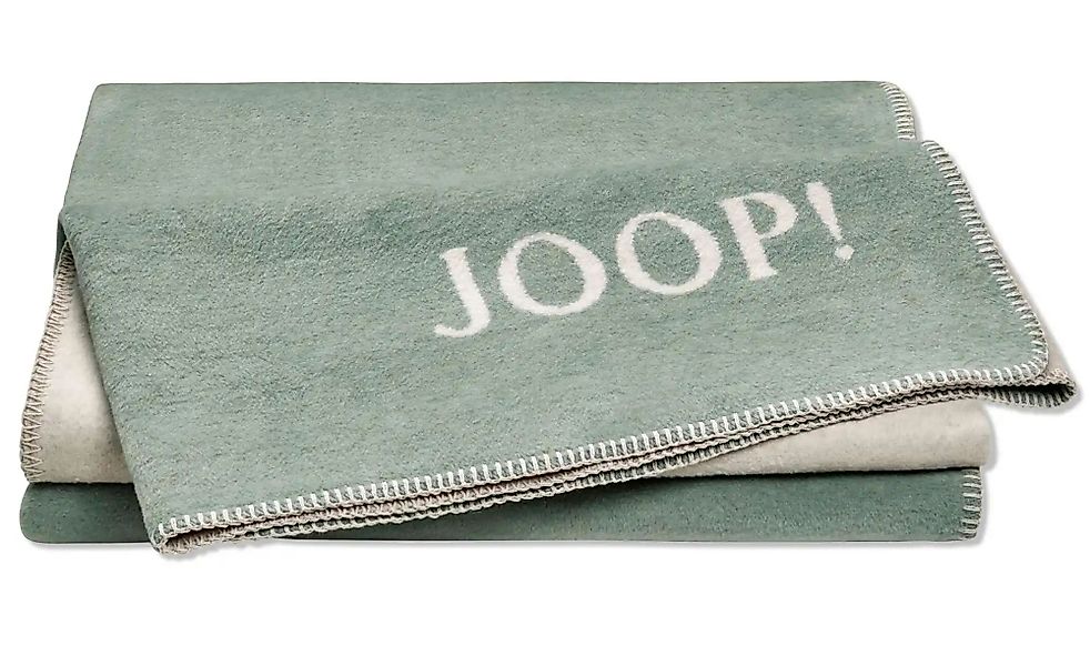 JOOP! Wohndecke Uni Doubleface ¦ grün ¦ Baumwollmischgewebe ¦ Maße (cm): B: günstig online kaufen