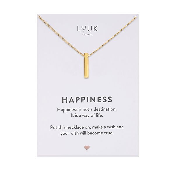 LUUK LIFESTYLE Kette mit Anhänger Minimalist günstig online kaufen