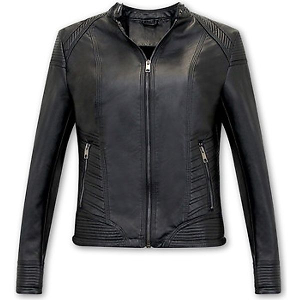 Bludeise  Blazer Biker Kunstlederjacke Da AY günstig online kaufen