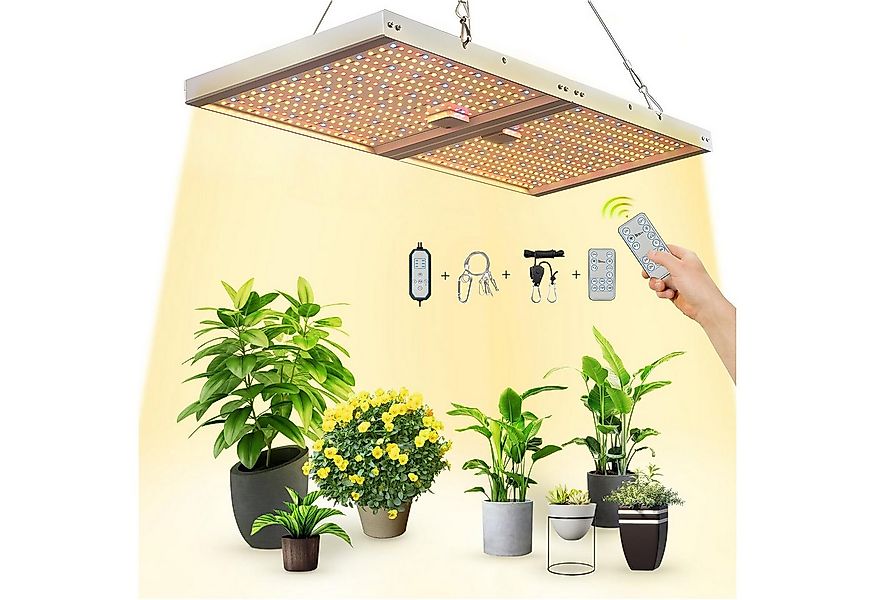 Jibenhome Pflanzenlampe Dimmbare Grow Lampe Vollspektrum für Zimmerpflanzen günstig online kaufen