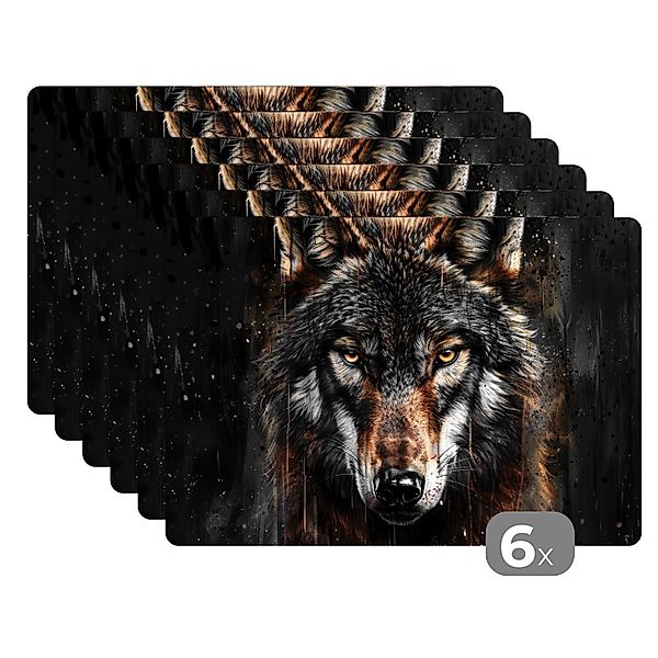MuchoWow Platzset Tiere - Wolf - günstig online kaufen