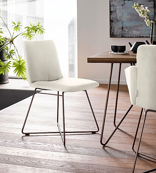 W.SCHILLIG Polsterstuhl "jakob" () mit Drahtrohrgestell in Bronze pulverbes günstig online kaufen