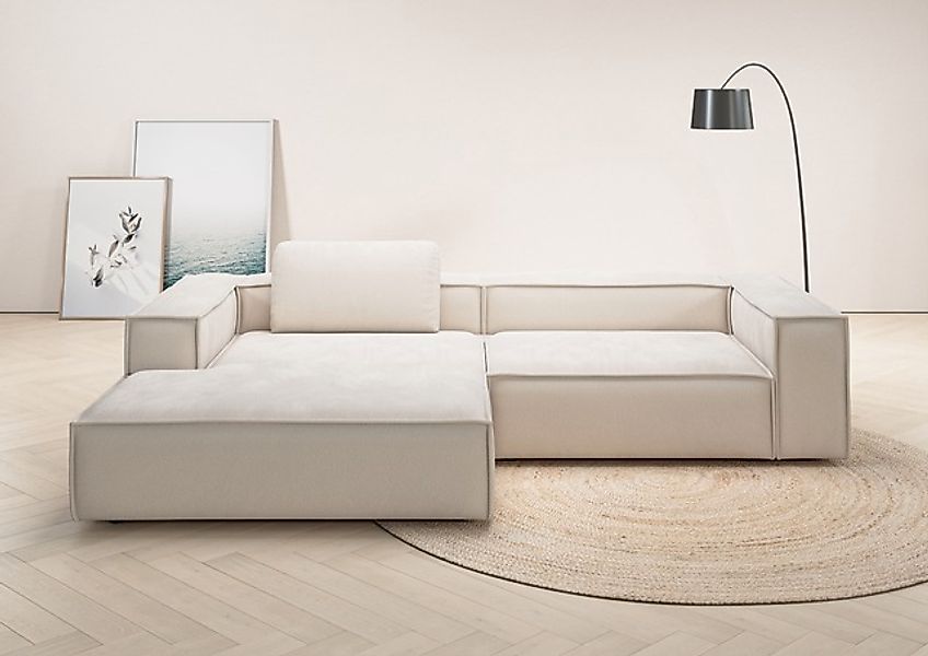 Places of Style Ecksofa »Watertown, modernes XXL L-Form, 306 cm breit«, Gro günstig online kaufen