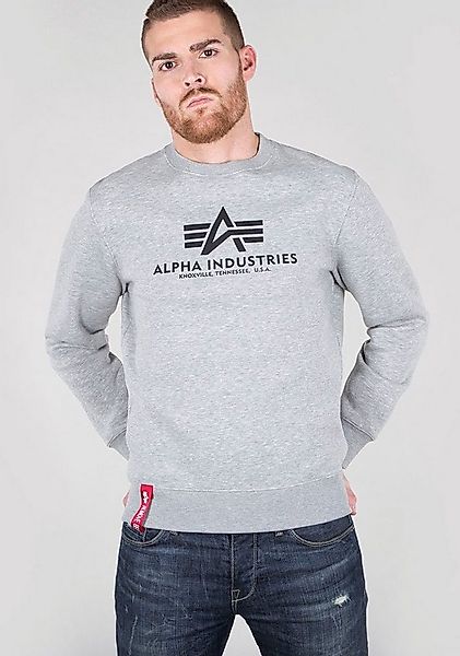 Alpha Industries Sweatshirt Basic Sweater Baumwollmischung, regular fit günstig online kaufen