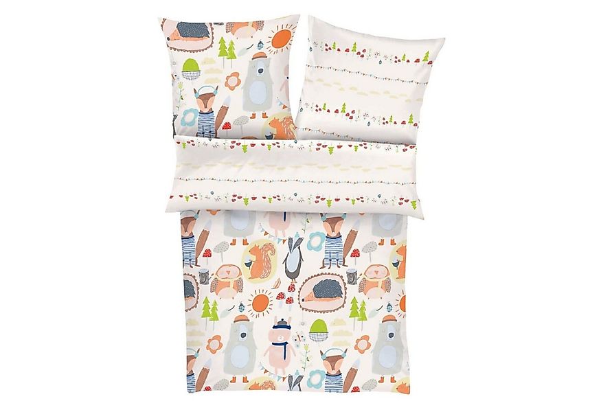 s.Oliver Kinderbettwäsche Waldtiere, Renforcé, 2 teilig, Tiere, Wald, Kinde günstig online kaufen