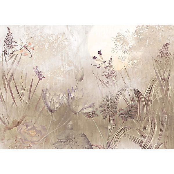 Komar Vliestapete Dragonfly Pond  350 x 250 cm günstig online kaufen