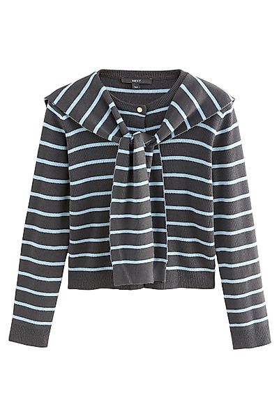 Next Rundhalspullover Cardigan mit Rundhalsausschnitt und günstig online kaufen