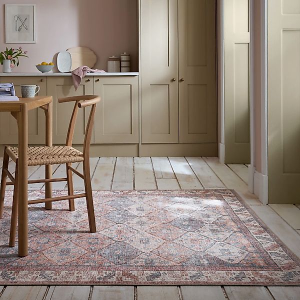 FLAIR RUGS Teppich »Dion«, rechteckig, 4 mm Höhe, Waschbarer Traditioneller günstig online kaufen
