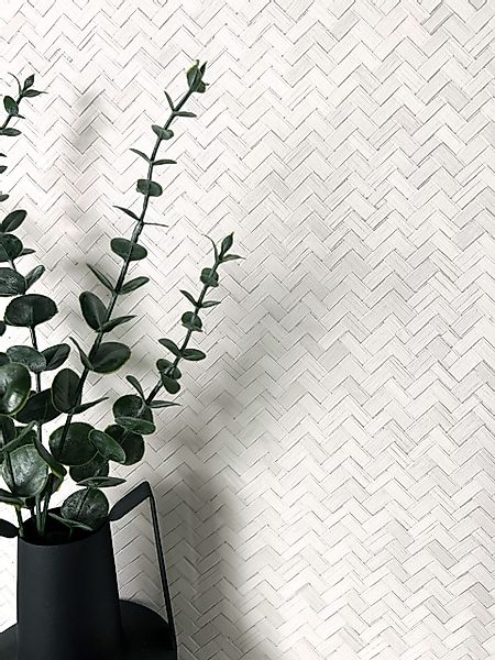 Newroom Vliestapete, Weiß Tapete Boho Rattan günstig online kaufen