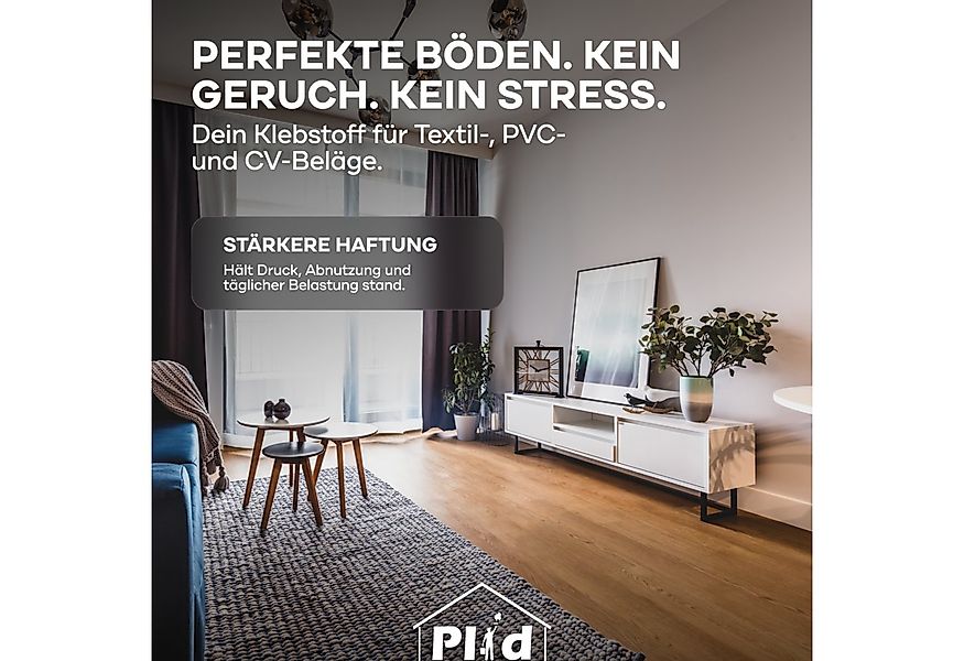 plid Parkettkleber Bodenkleber Universalkleber für PVC Teppich Vinyl CV Kor günstig online kaufen