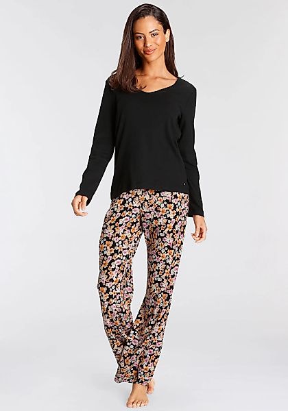 Vivance Dreams Pyjama 2 Stk. tlg., mit schönem Blumendruck günstig online kaufen