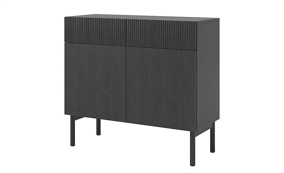 Sideboard  Noelie ¦ schwarz ¦ Maße (cm): B: 100 H: 90,6 T: 38.0 Kommoden & günstig online kaufen