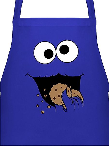 Shirtracer Kochschürze Keks Monster I Krümelmonster I Cookie Monster Fastna günstig online kaufen