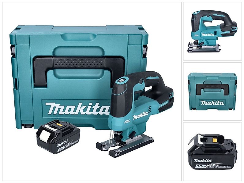 Makita Stichsäge DJV 184 F1J Akku Pendelhub Stichsäge 18 V Brushless + 1x A günstig online kaufen