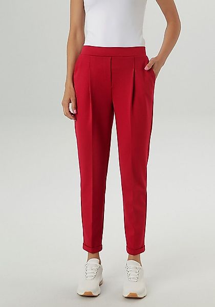 Aniston SELECTED Schlupfhose mit Bundfalten günstig online kaufen