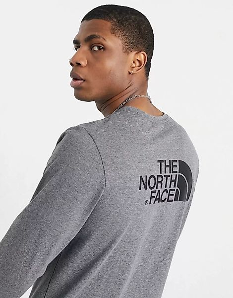 The North Face – Easy – Langärmliges Shirt in Grau günstig online kaufen
