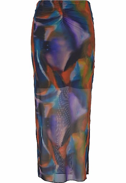 URBAN CLASSICS Sommerrock "Urban Classics Damen Ladies AOP Mesh Tube Skirt" günstig online kaufen