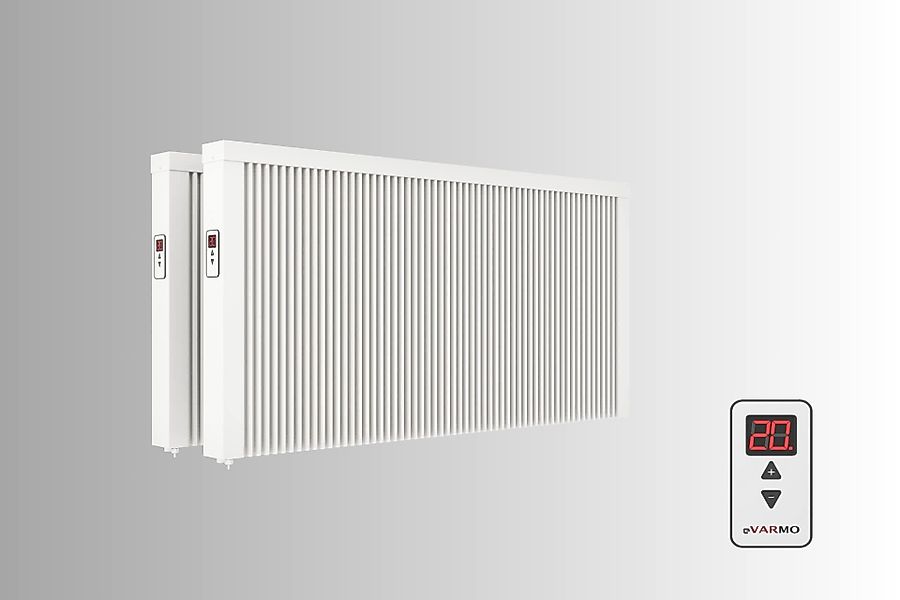 eVARMO Elektro-Heizkörper Paketset nach Wattzahl Flächenspeicherheizung günstig online kaufen