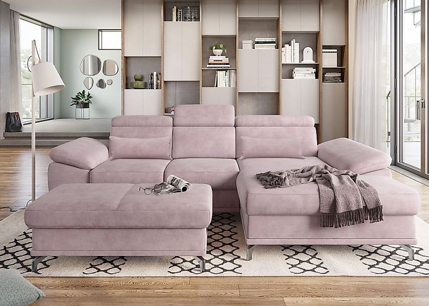sit&more Ecksofa Cabrio L-Form, mit Sitztiefenverstellung, günstig online kaufen