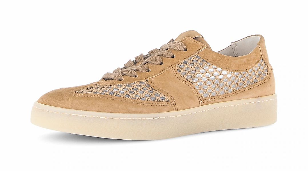 Gabor Plateausneaker Freizeitschuh, Halbschuh, Schnürer, Kontrastbesatz günstig online kaufen
