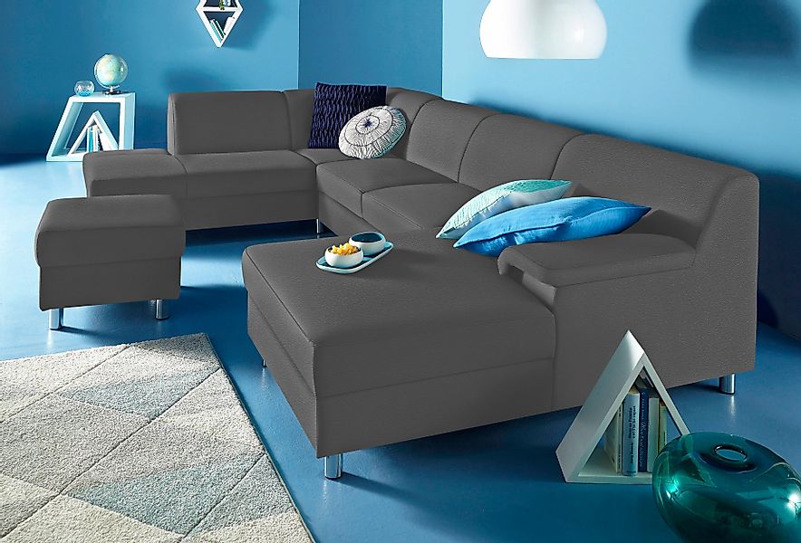 INOSIGN Wohnlandschaft »Jamie, zeitloses Design, fester Sitzkomfort, viel P günstig online kaufen