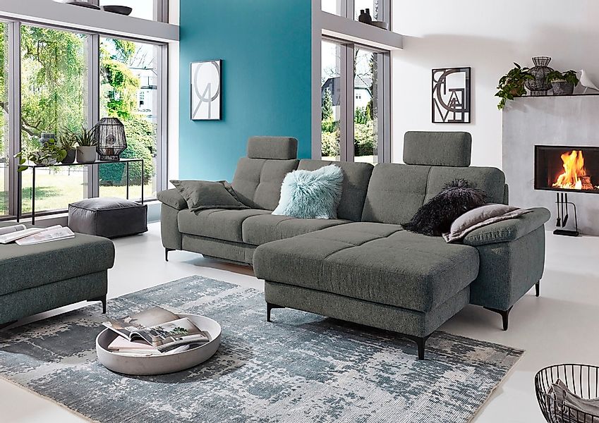 3C Carina Ecksofa "Burnaby bequem und modern, OTTOs Choice, L-Form" 2 Kopfs günstig online kaufen