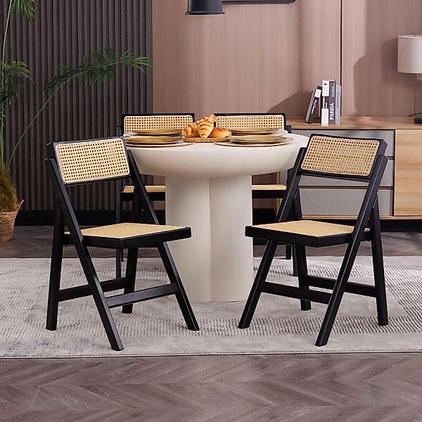 CHAIRUS Esszimmerstuhl 2er Set Rattan-Klappstühle, vintage günstig online kaufen