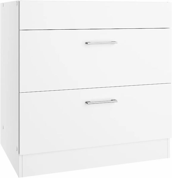 KOCHSTATION Kochfeldumbauschrank "KS-Milan" Kochfeldumbau 80 cm, matte oder günstig online kaufen