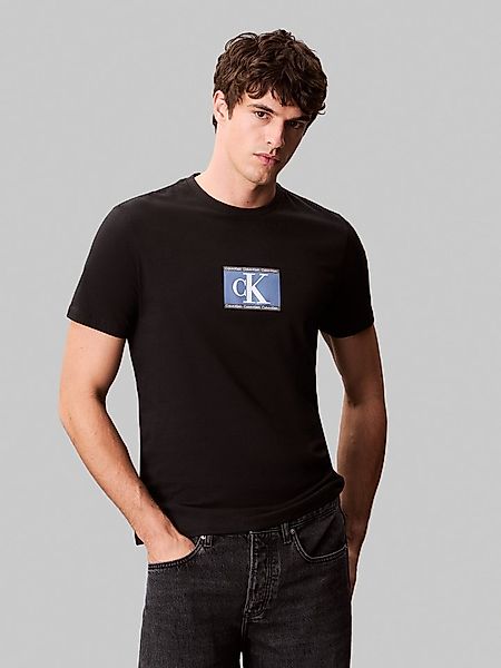Calvin Klein T-Shirt SS 30s E SPRTSWR 3 G mit Logo-Print günstig online kaufen