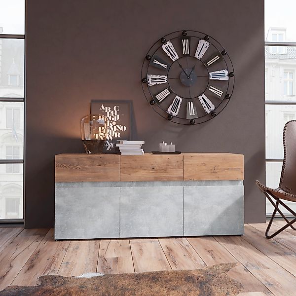 Home affaire Lowboard "Rimini" Breite 135 cm günstig online kaufen