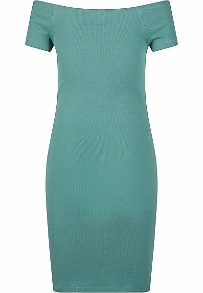 URBAN CLASSICS Shirtkleid "Urban Classics Damen Ladies Off Shoulder Rib Dre günstig online kaufen