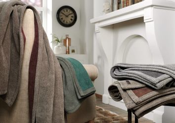 Wohndecke Kulturgut, IBENA, mit Wendeoptik, Kuscheldecke günstig online kaufen