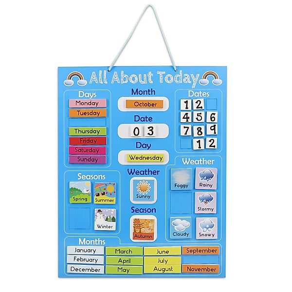 Navaris Magnettafel Kalender Tafel für Kinder günstig online kaufen