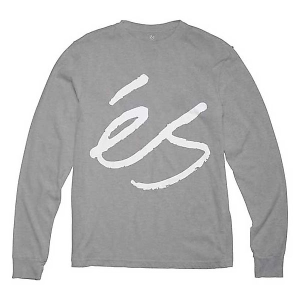 Es Big Script Langarm-t-shirt M Grey / Heather günstig online kaufen