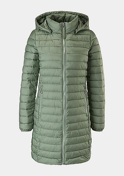 s.Oliver Steppmantel (1-tlg) lange Steppjacke mit abnehmbarer Kapuze günstig online kaufen