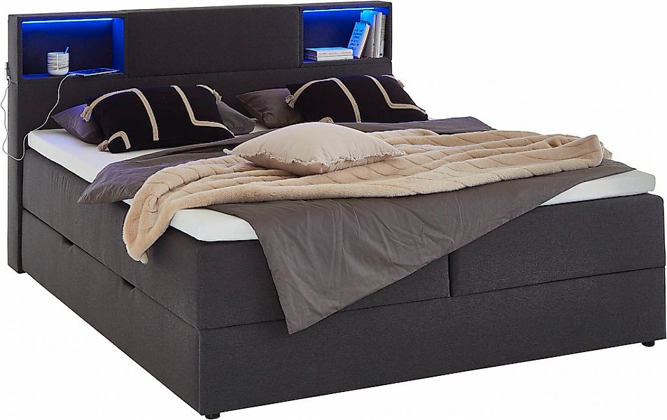 meise.möbel Boxspringbett, Boxspringbett, LED, Bonell günstig online kaufen