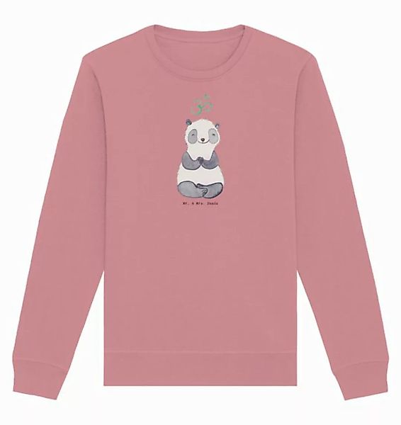 Mr. & Mrs. Panda Longpullover Größe XL Panda Meditieren - Canyon Pink - Ges günstig online kaufen