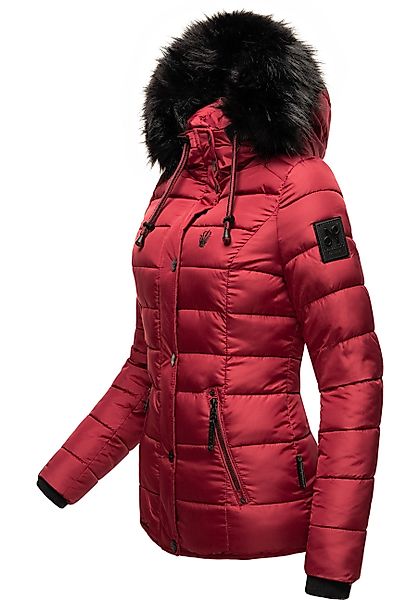 Navahoo Winterjacke "Zuckerbiene", mit Kapuze, modische Steppjacke mit Kuns günstig online kaufen