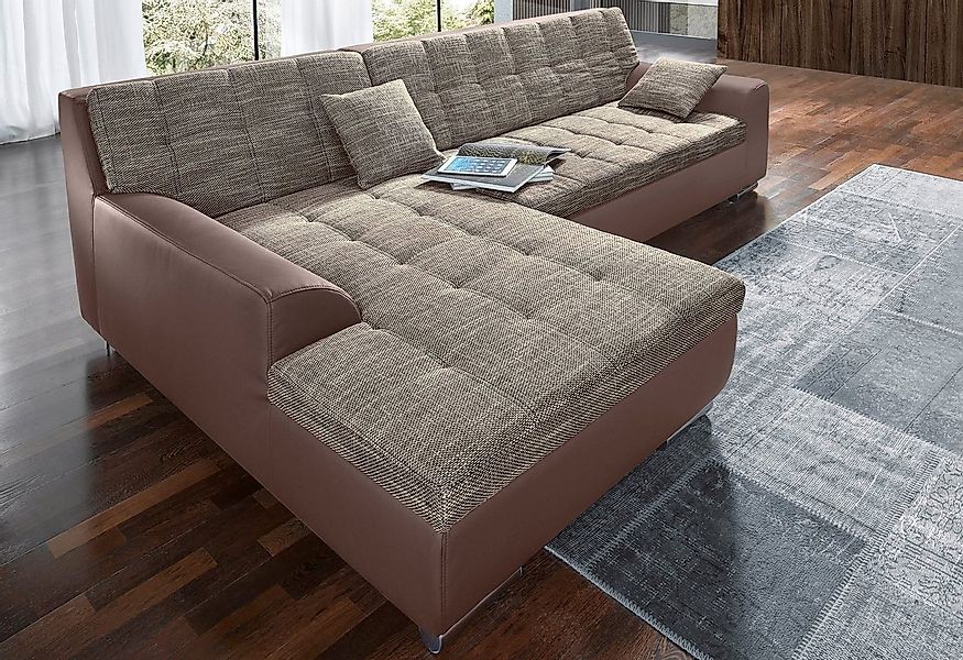 DOMO collection Ecksofa Treviso viele Bezüge, auch in Cord, L-Form, B/T/H: günstig online kaufen